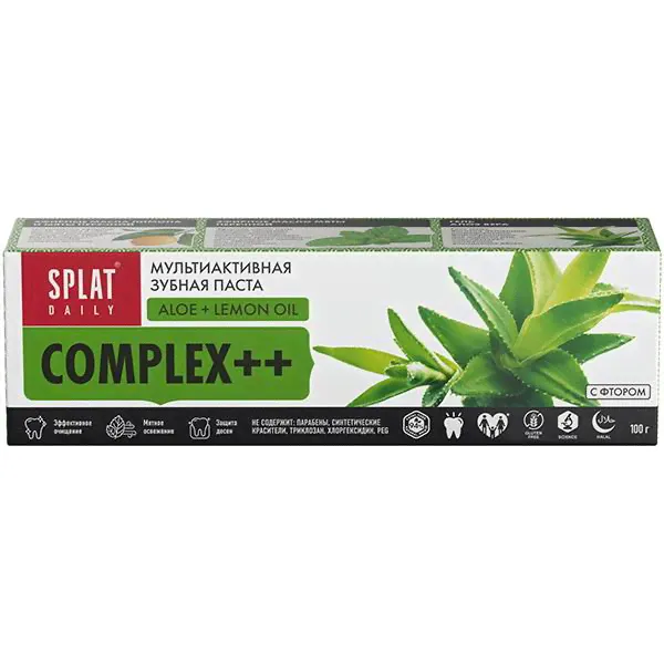 Зубная паста SPLAT Daily COMPLEX++ 100г 4603014013330-0
