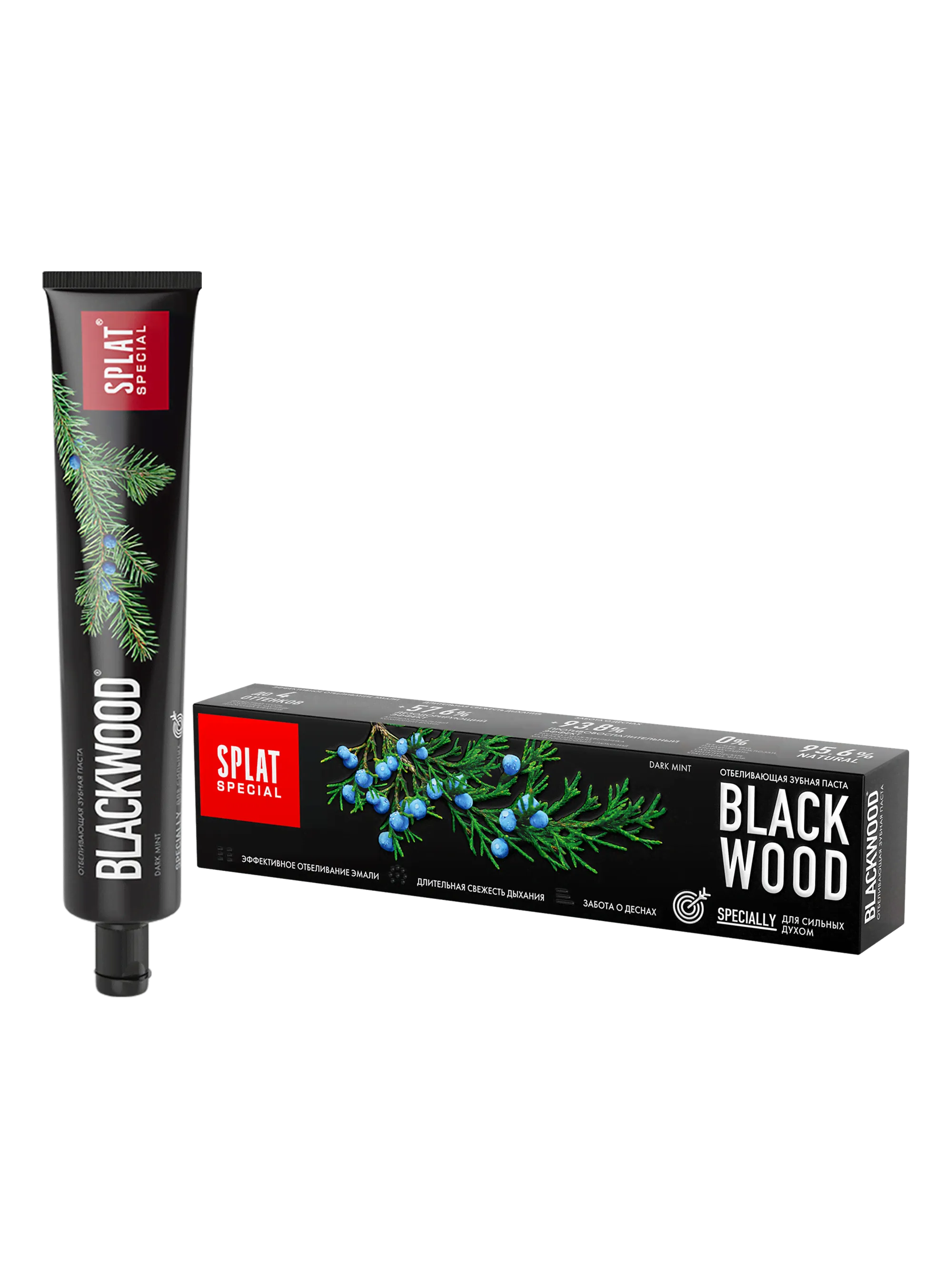 Зубная паста "blackwood" 75 мл (1/20) splat-0