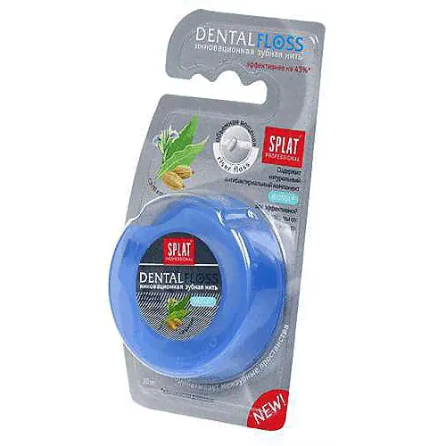 Зубная нить объёмная SPLAT Professional DentalFloss кардамон 30м-0