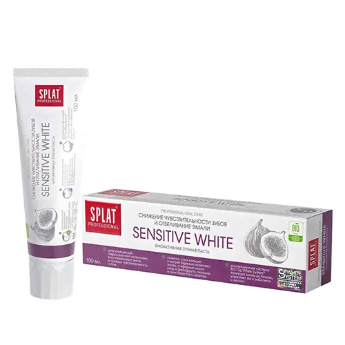 Сплат Зубная паста Sensitive White, 100 мл (Splat, Professional)-0
